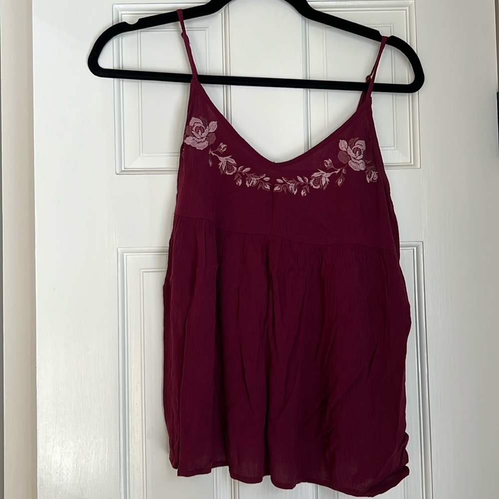 Maroon Tank Top